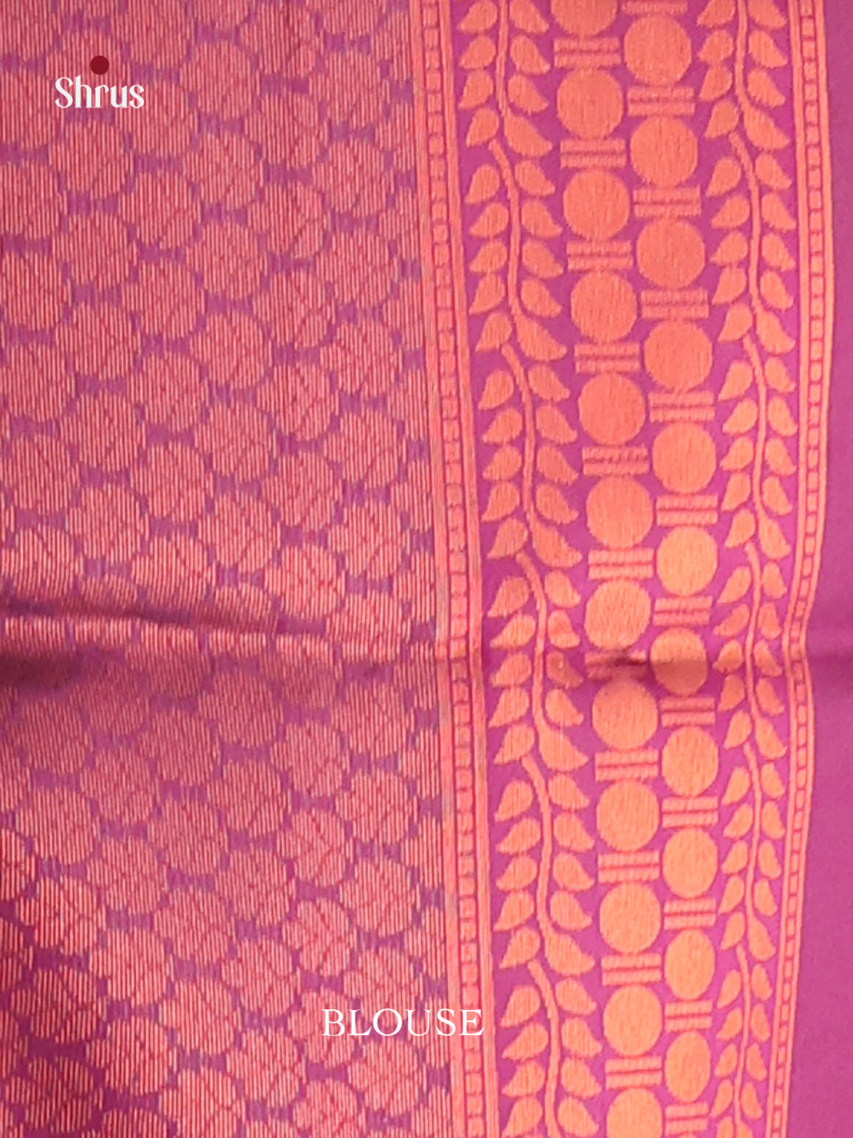 Blue & Maroon - Semi Softsilk Saree