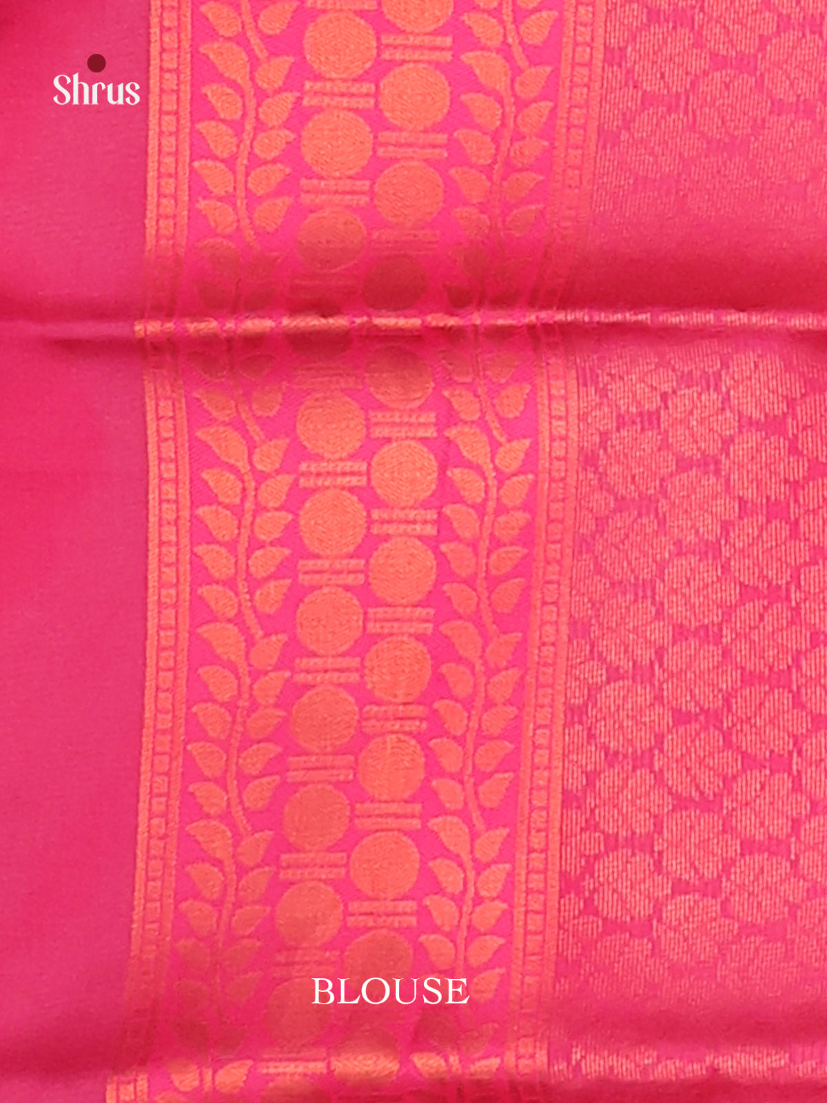 Blue & Pink - Semi Softsilk Saree