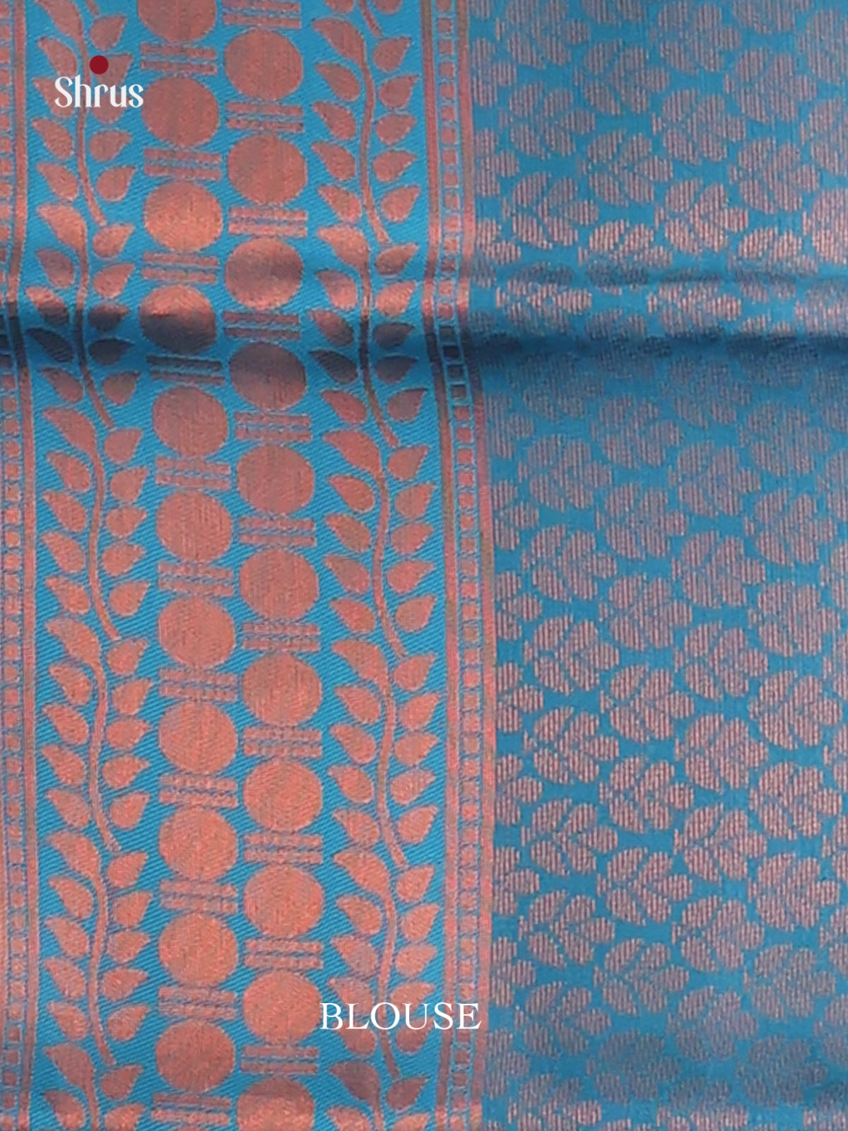 Purple & Blue - Semi Softsilk Saree - Shop on Shrus.com