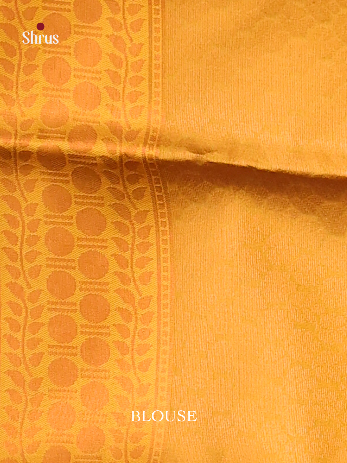 Green & Mustard- Semi Softsilk Saree - Shop on Shrus.com