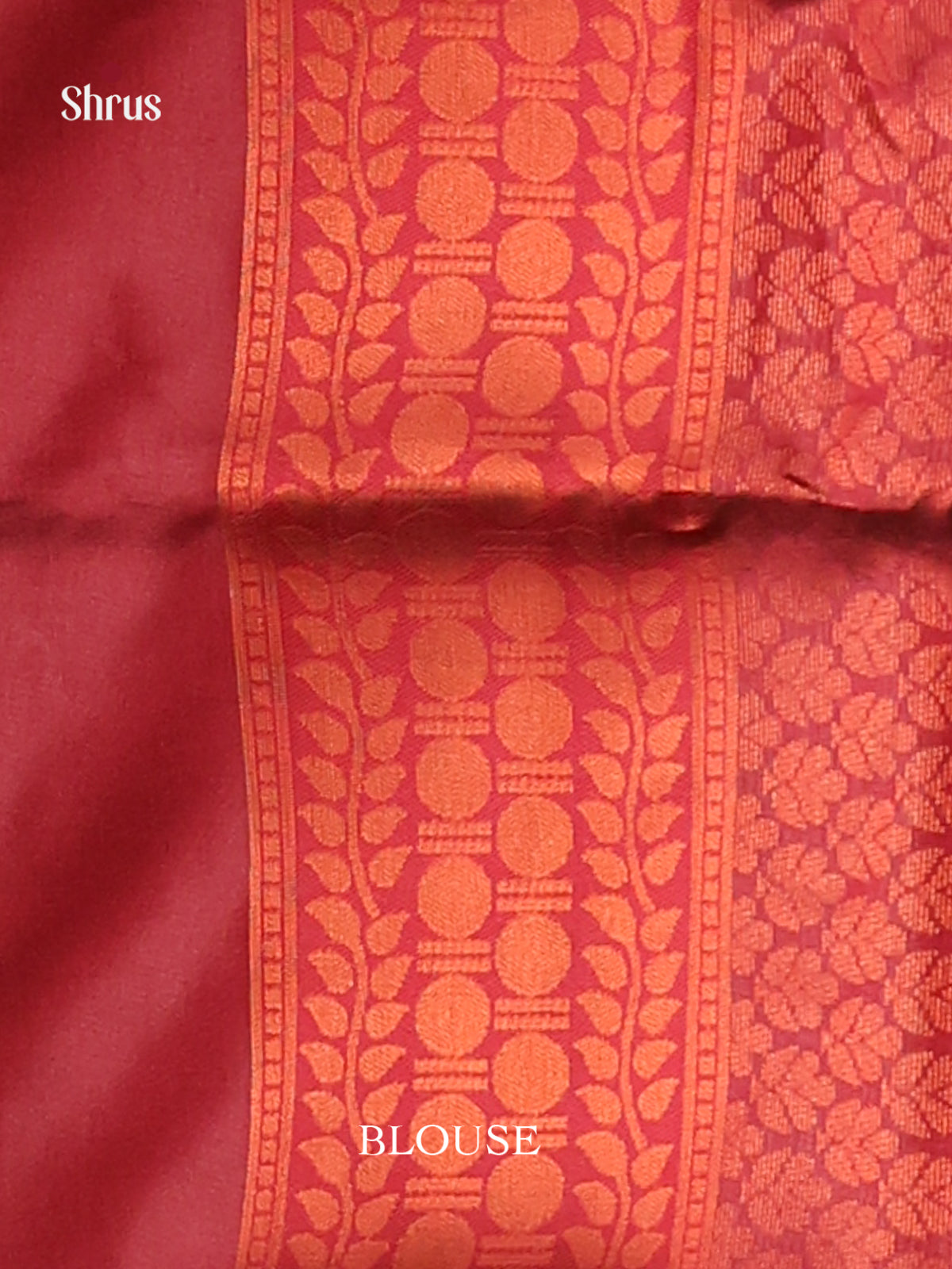 Blue & Maroon- Semi Softsilk Saree