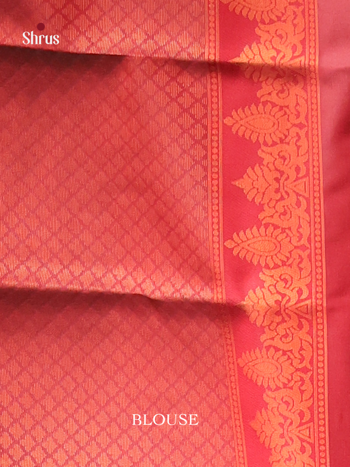 Blue & Maroon - Semi Softsilk Saree
