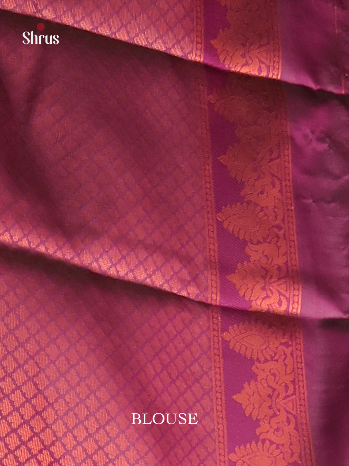 Blue & Maroon - Semi Softsilk Saree
