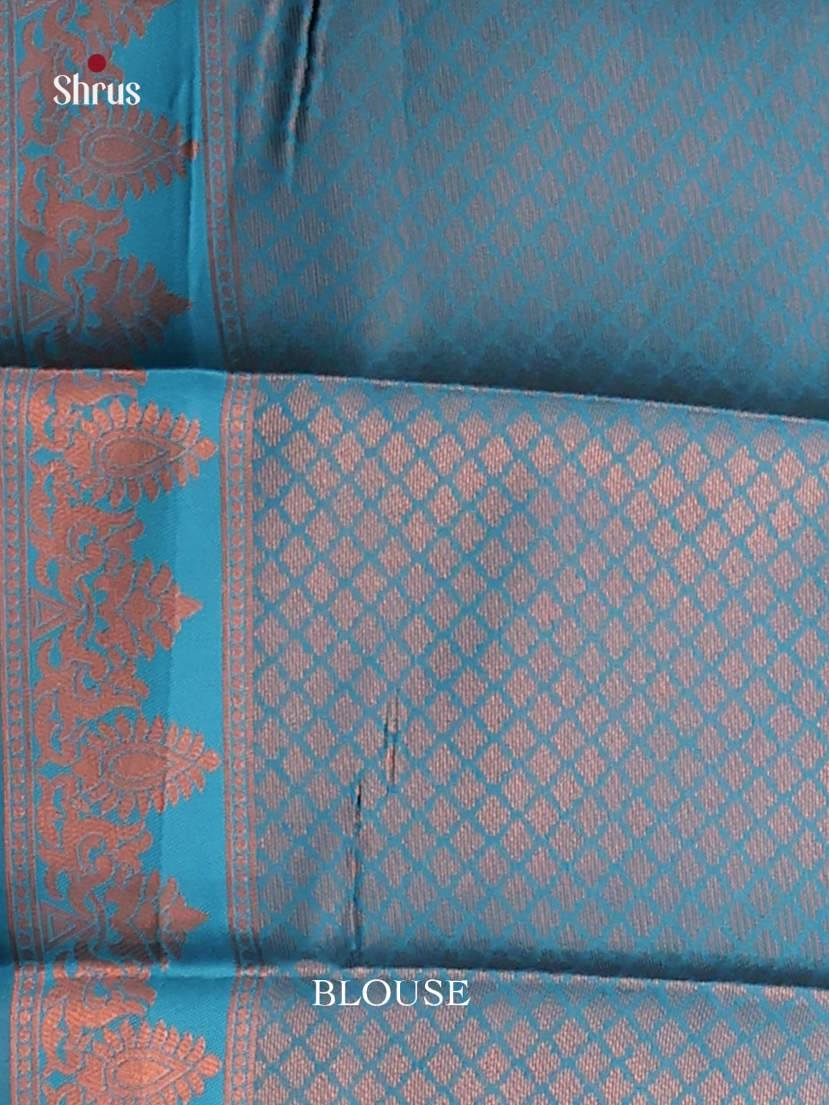 Wine & Blue - Semi Softsilk Saree - Shop on Shrus.com