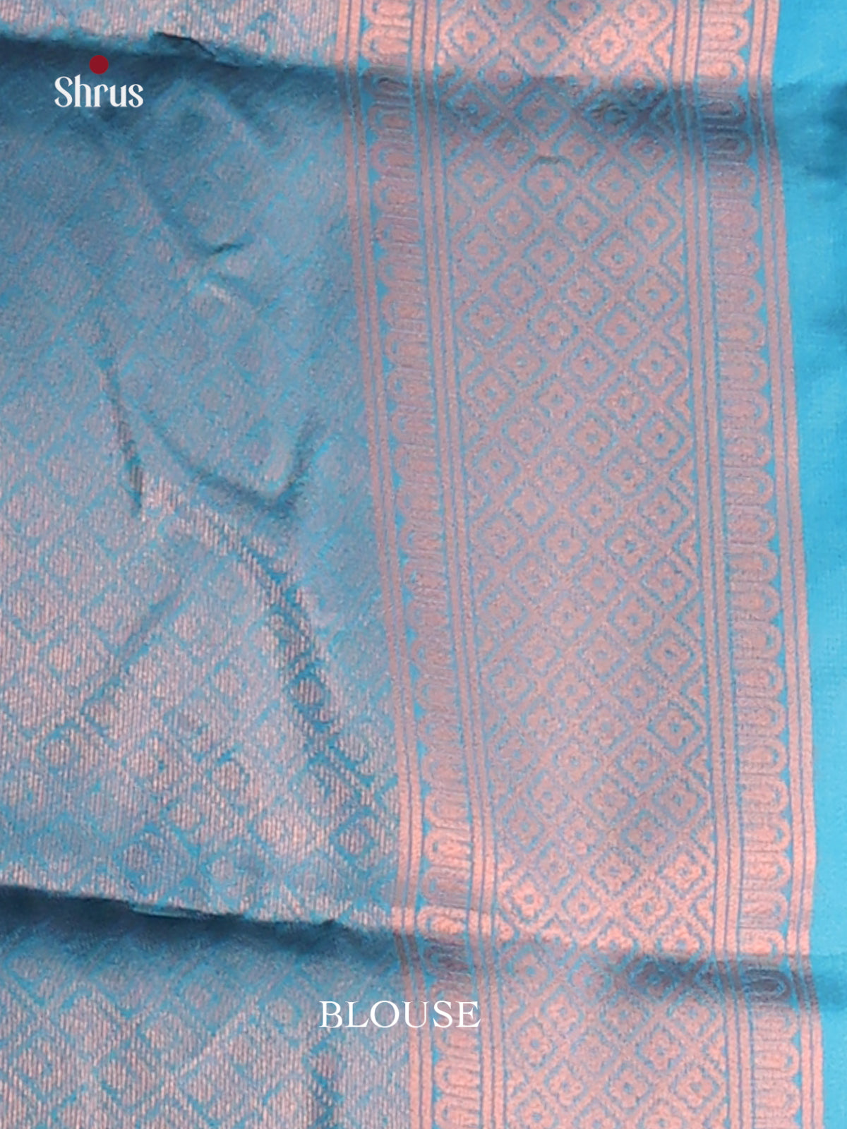 Purple & Blue - Semi Softsilk Saree - Shop on Shrus.com