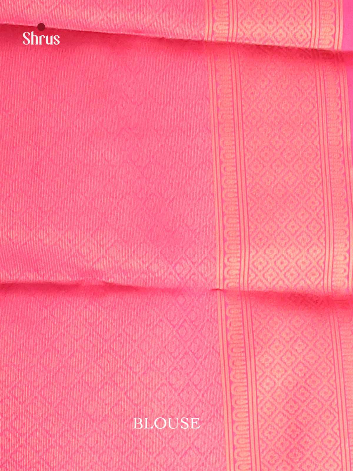 Blue & Pink - Semi Softsilk Saree