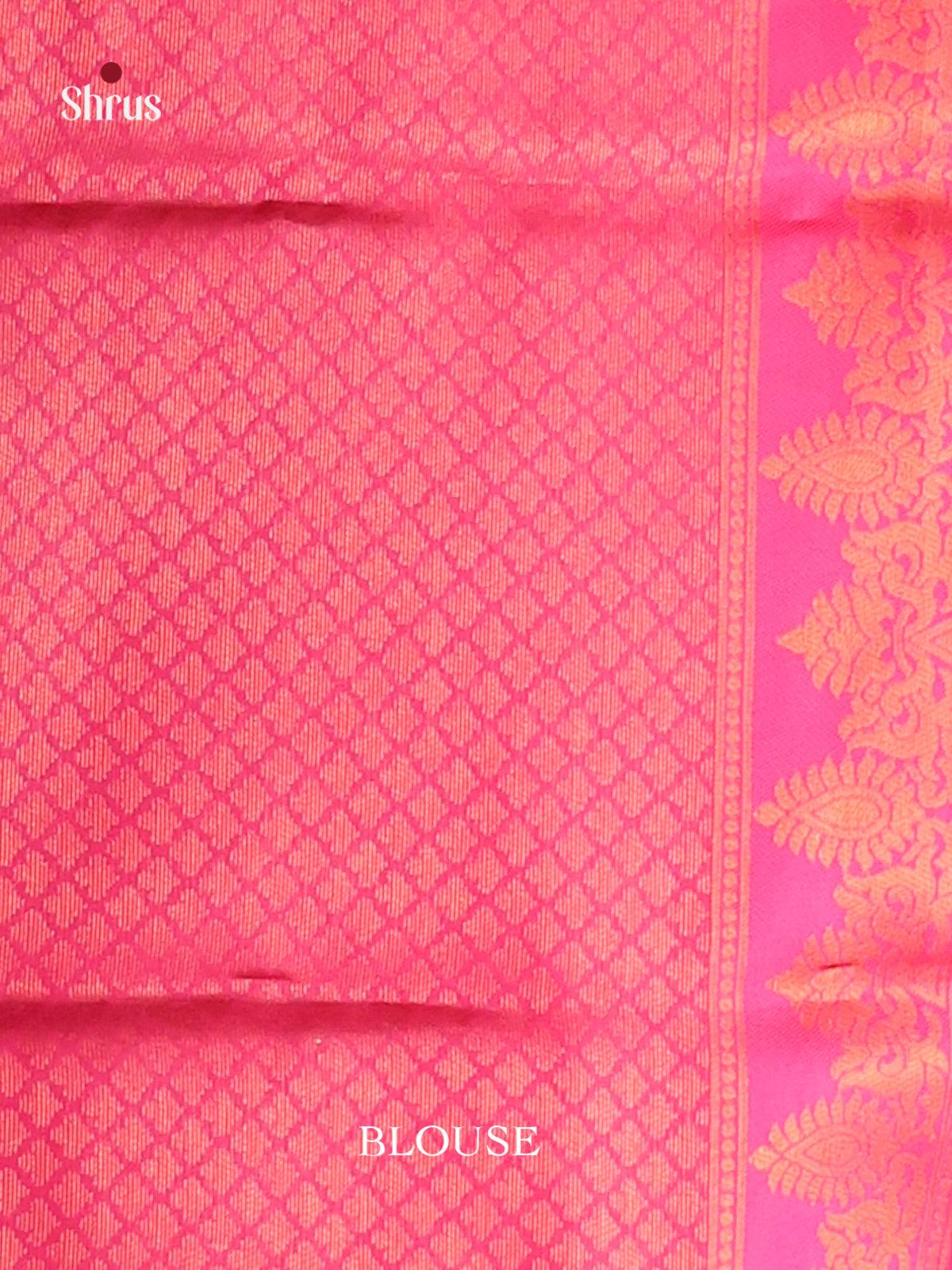 Blue & Pink - Semi Softsilk Saree
