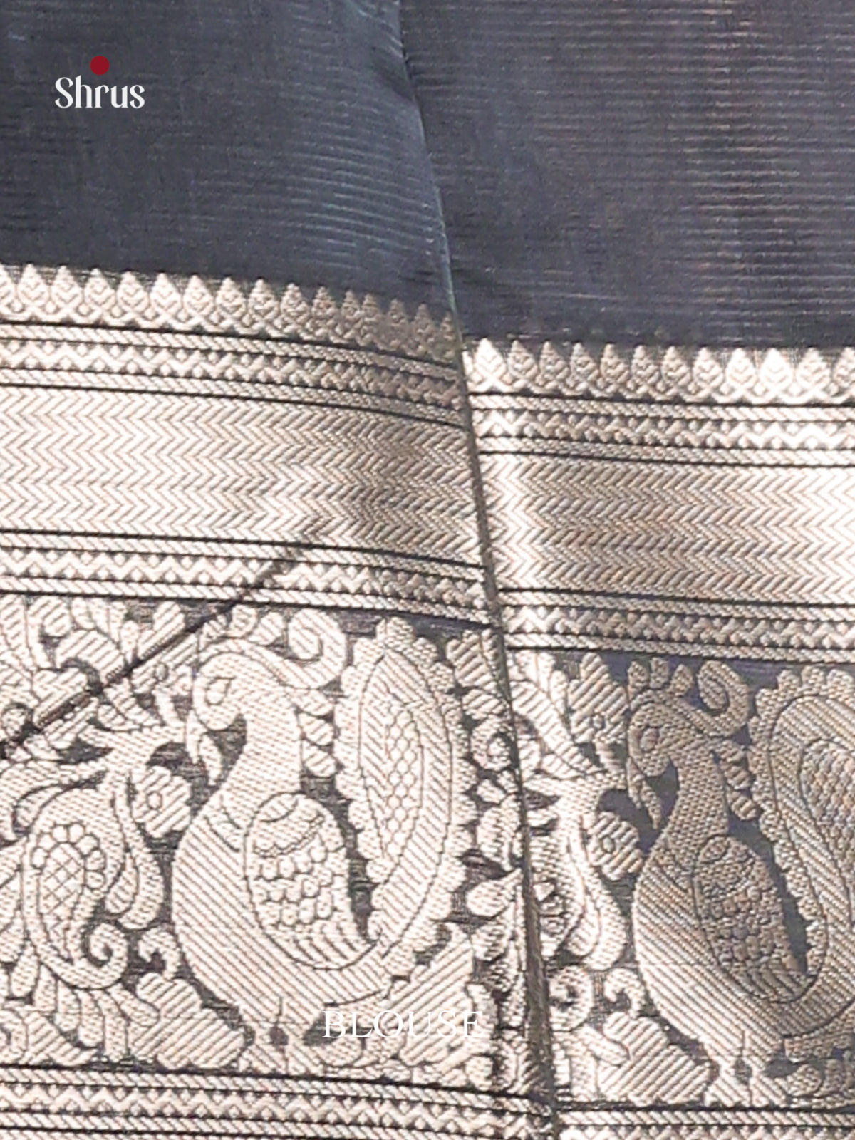 Black Single Tone Mangalagiri silkcotton Saree with zari floral buttas