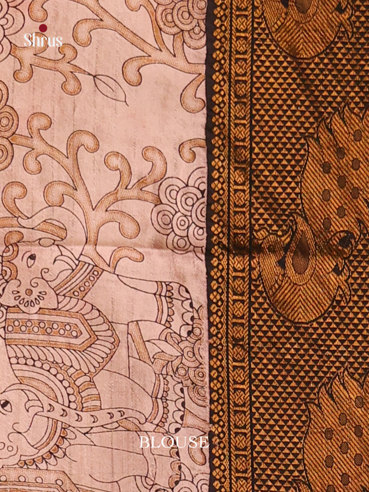 Maroon & Mustard- Mangalagiri silkcotton Saree - Shop on Shrus.com