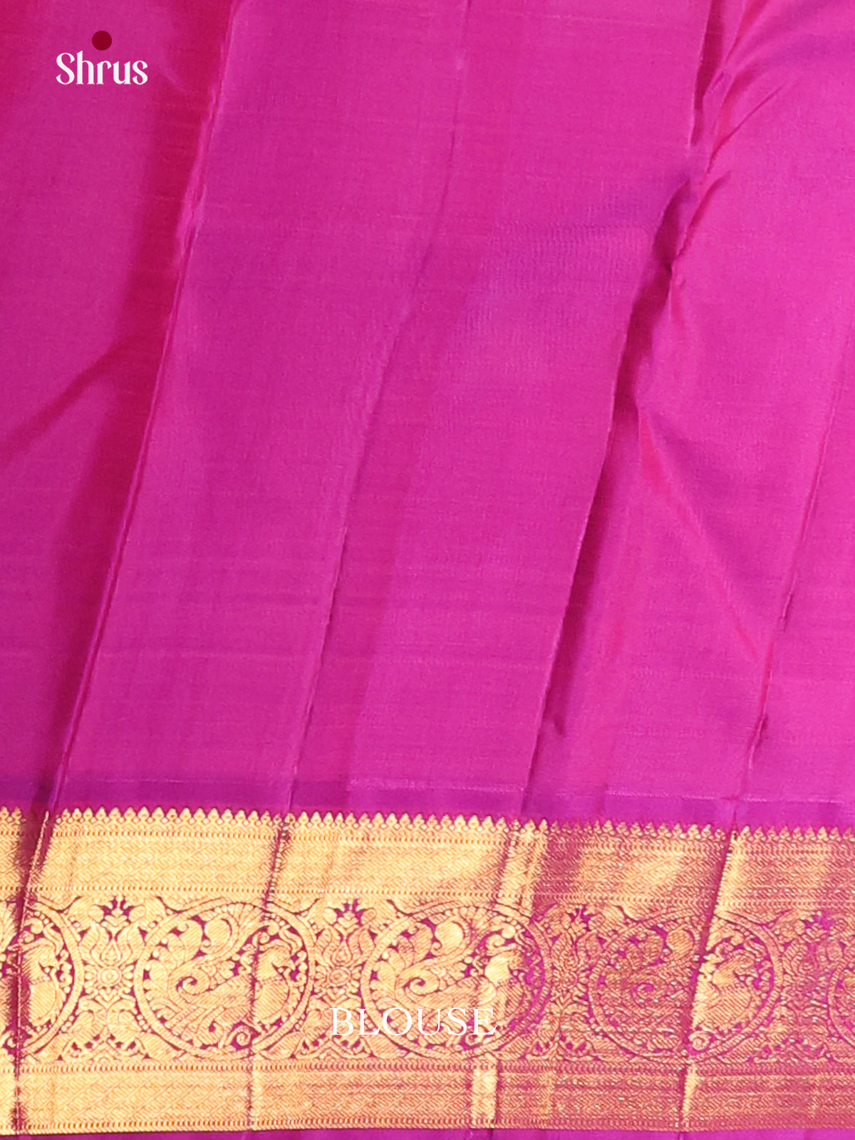 Chic Korvai Mambazha Yellow Kanchipuram Silk Saree with Buttas & rich Majenta border 2
