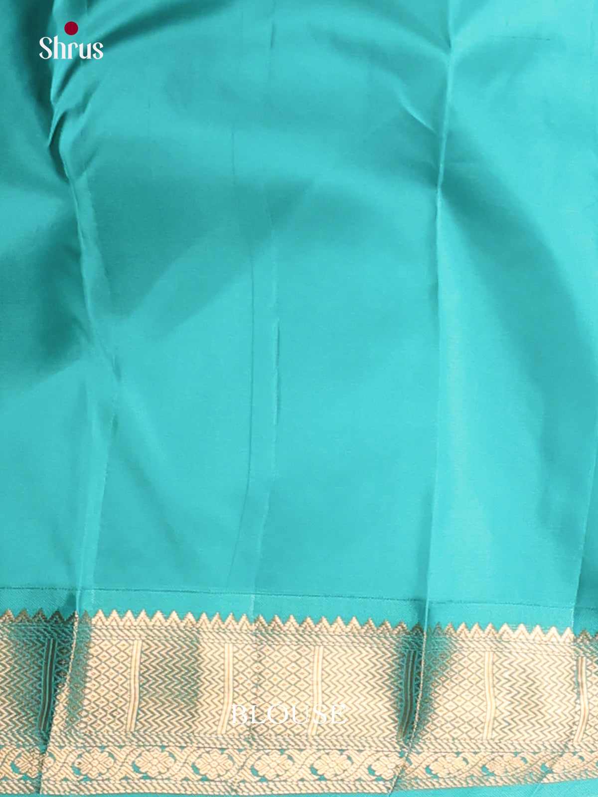 Violet & Blue Kanchipuram Silk Korvai Saree gleams with gold zari floral buttas - Shop on Shrus.com