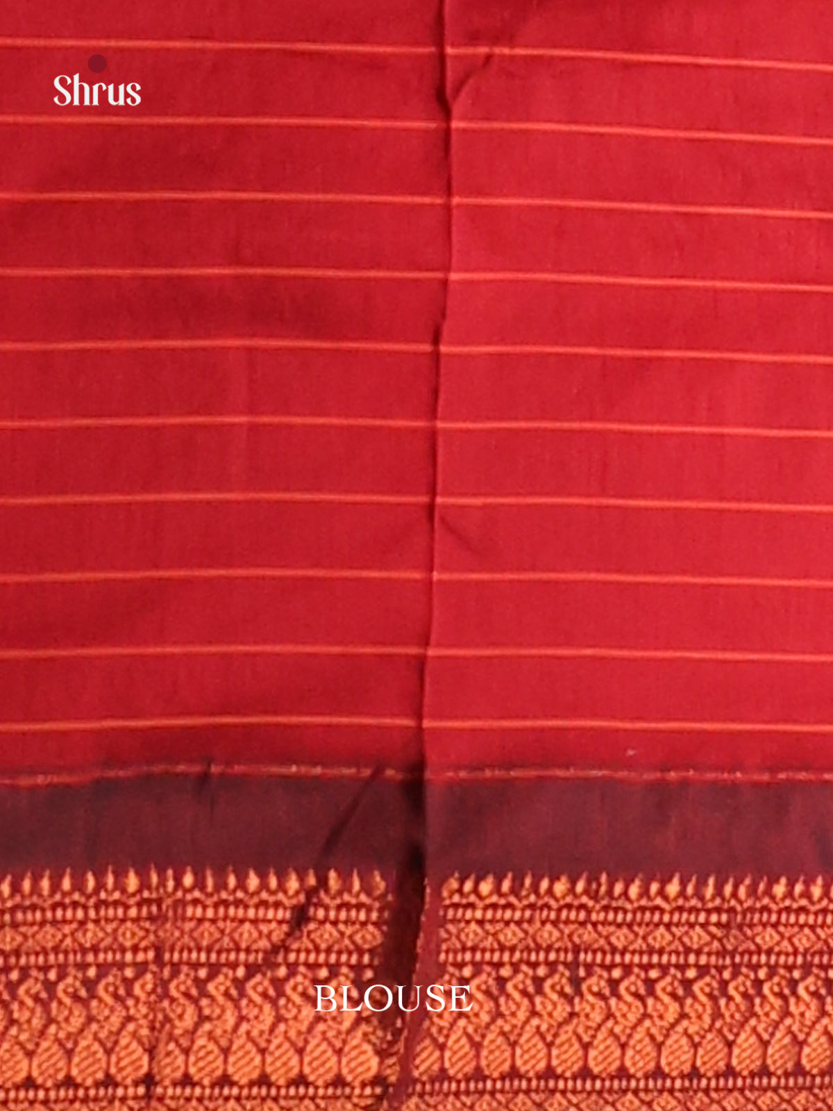 Blue & Red - Kalyani Cotton Saree