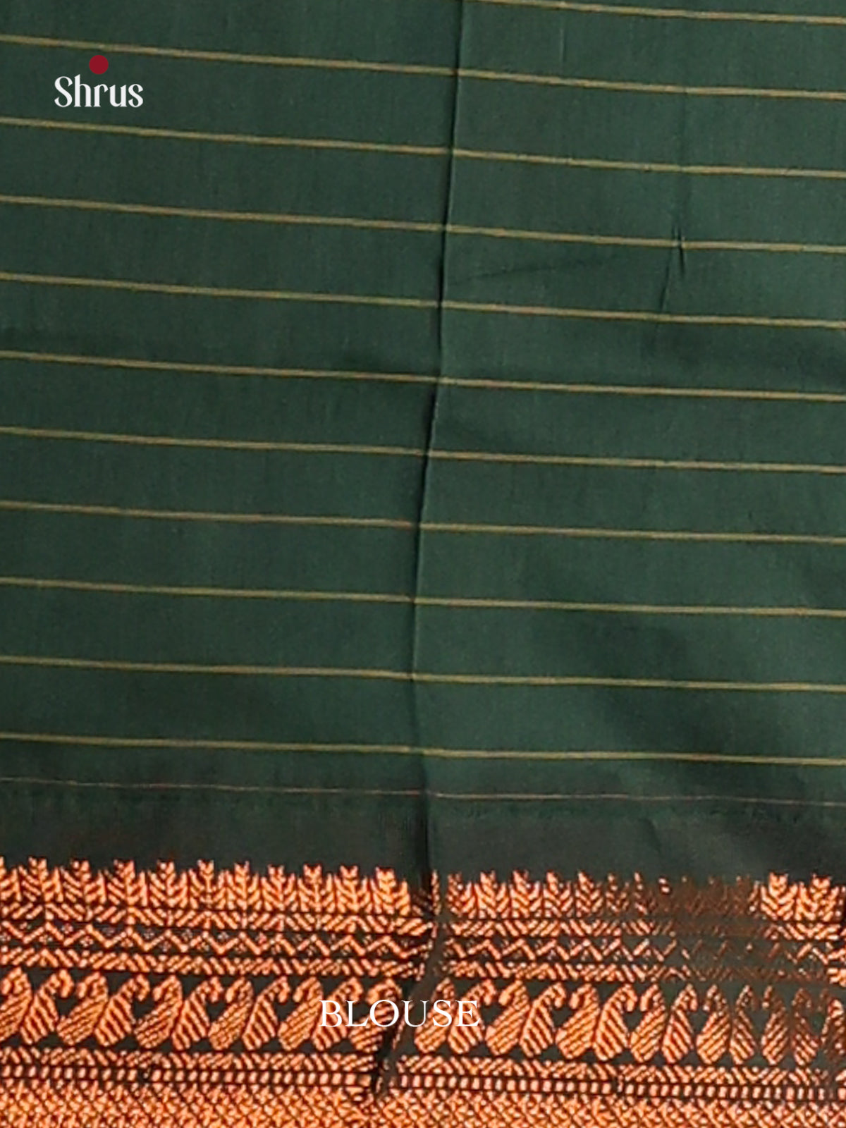 Maroon & Green - Kalyani Cotton Saree - Shop on Shrus.com
