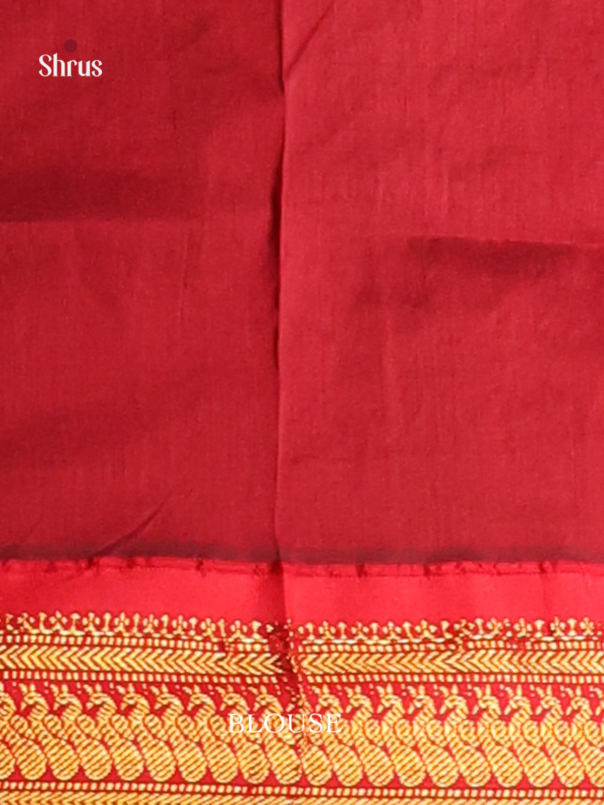Blue & Red - Kalyani Cotton Saree