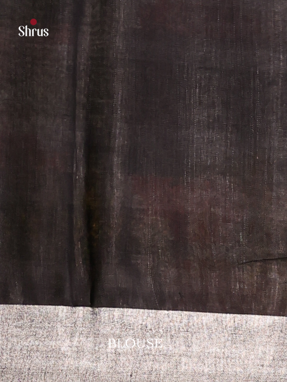 Grey & Black- Semi Ikkat Saree - Shop on Shrus.com