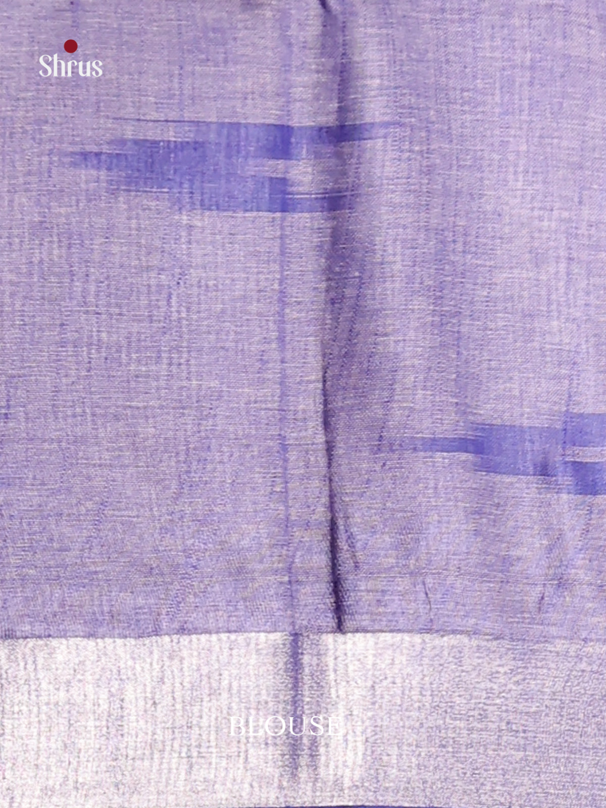 Light Blue & Lavender - Semi Ikkat Saree - Shop on Shrus.com