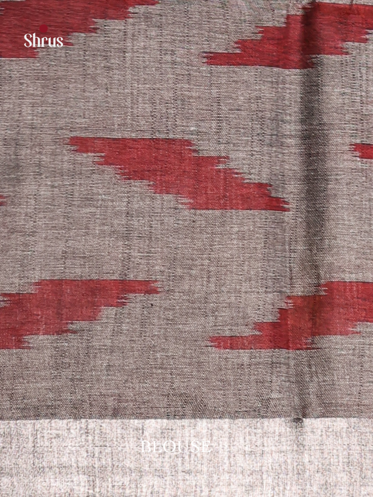 Pink & Grey- Semi Ikkat Saree - Shop on Shrus.com