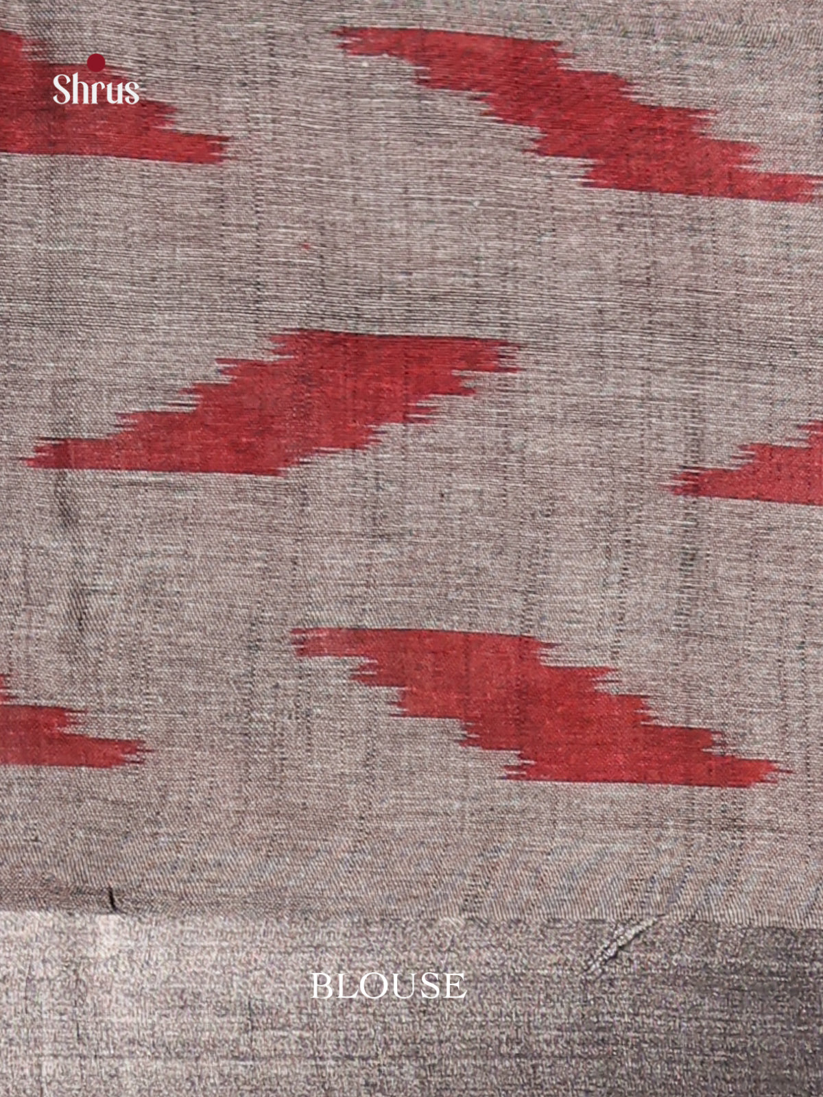 Pink & Grey- Semi Ikkat Saree - Shop on Shrus.com