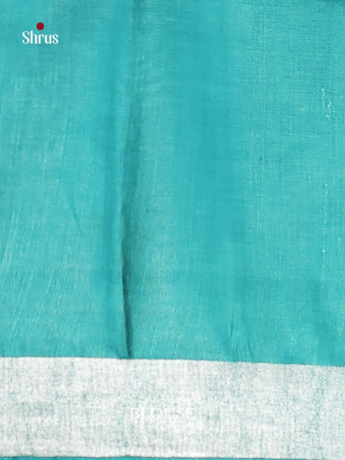 Pastel Blue & Teal- Semi Ikkat Saree