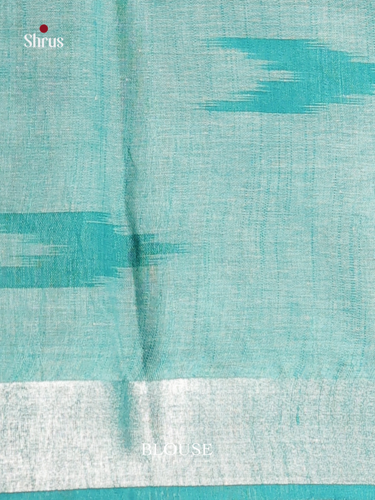Green & Blue - Semi Ikkat Saree - Shop on Shrus.com
