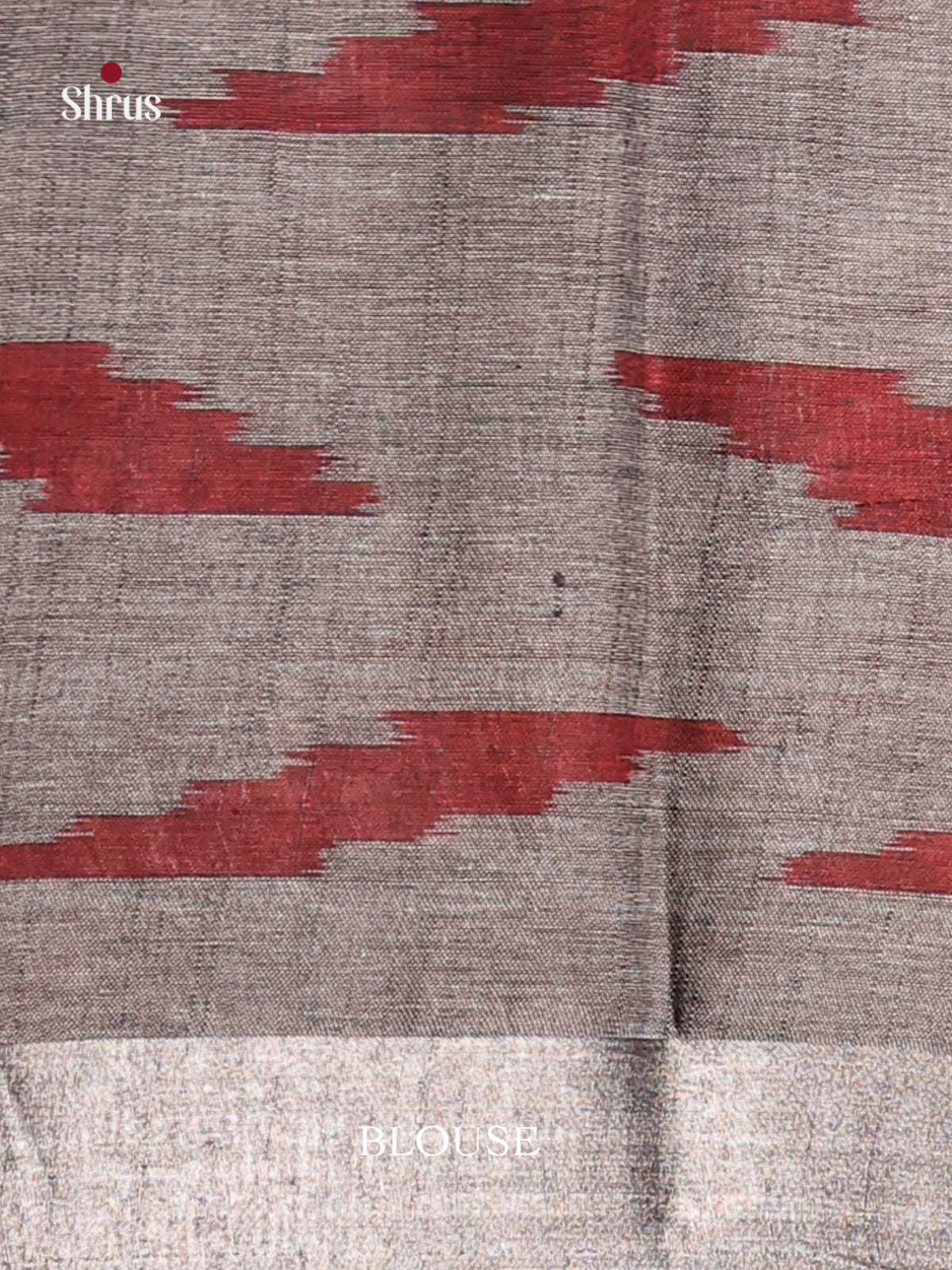 Green & Grey- Semi Ikkat Saree