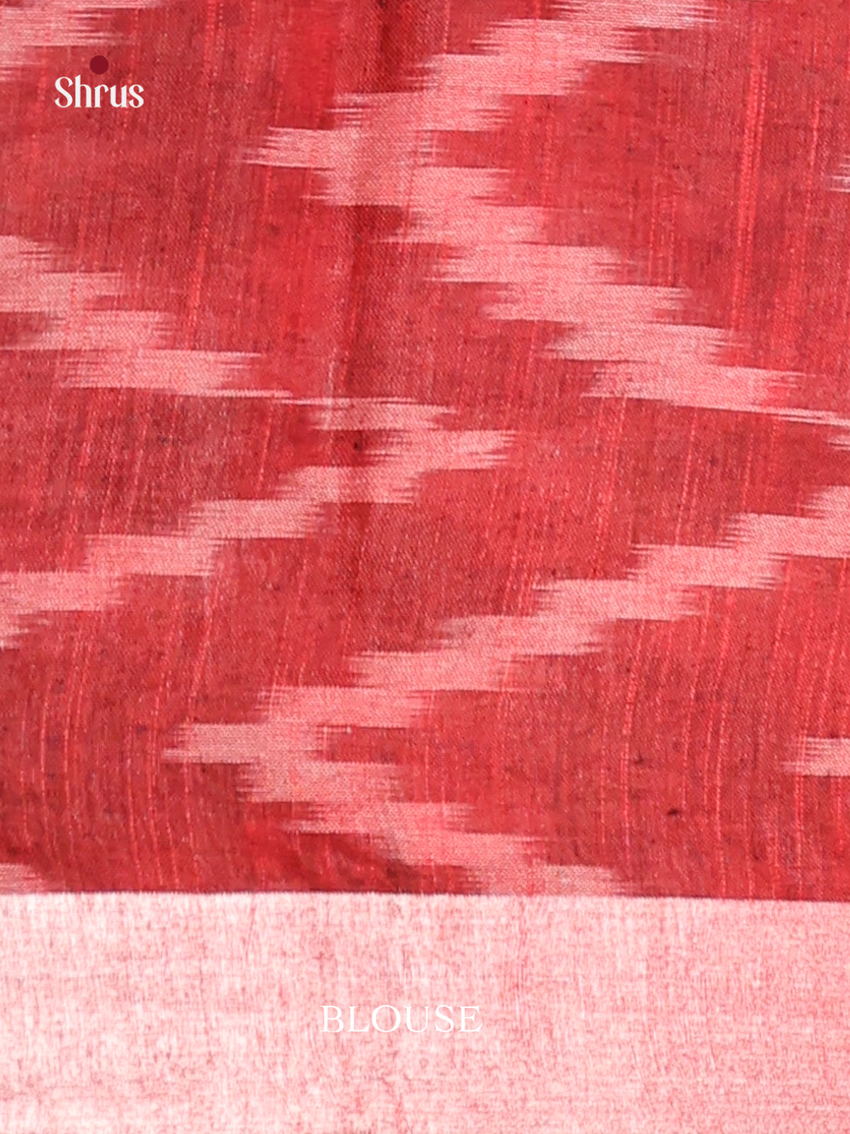 Green & Maroon - Semi Ikkat Saree