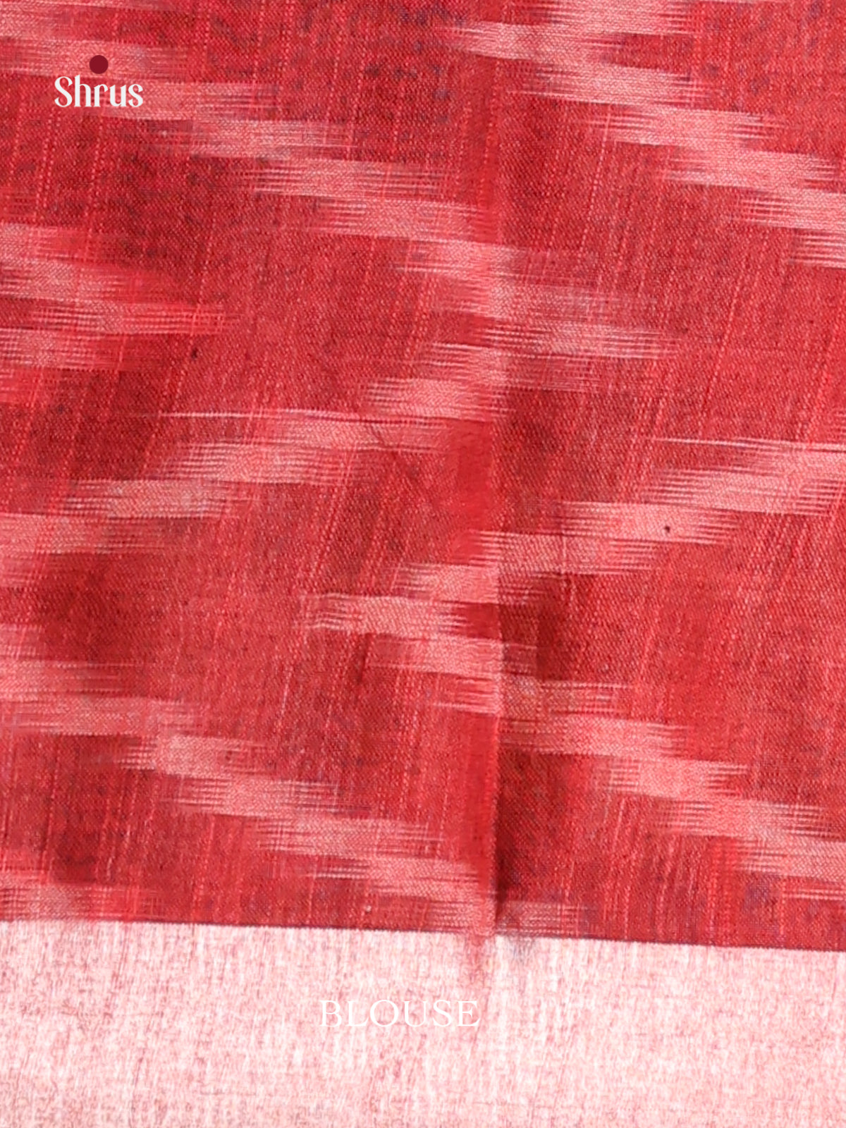 Pink & Maroon- Semi Ikkat Saree