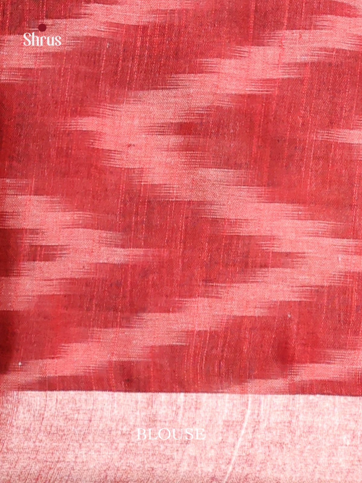 Green & Maroon - Semi Ikkat Saree