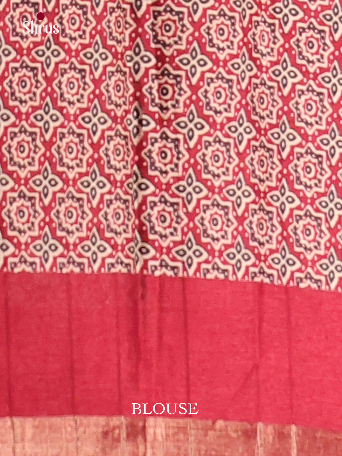 Maroon - Art Modal Saree - Shop on Shrus.com