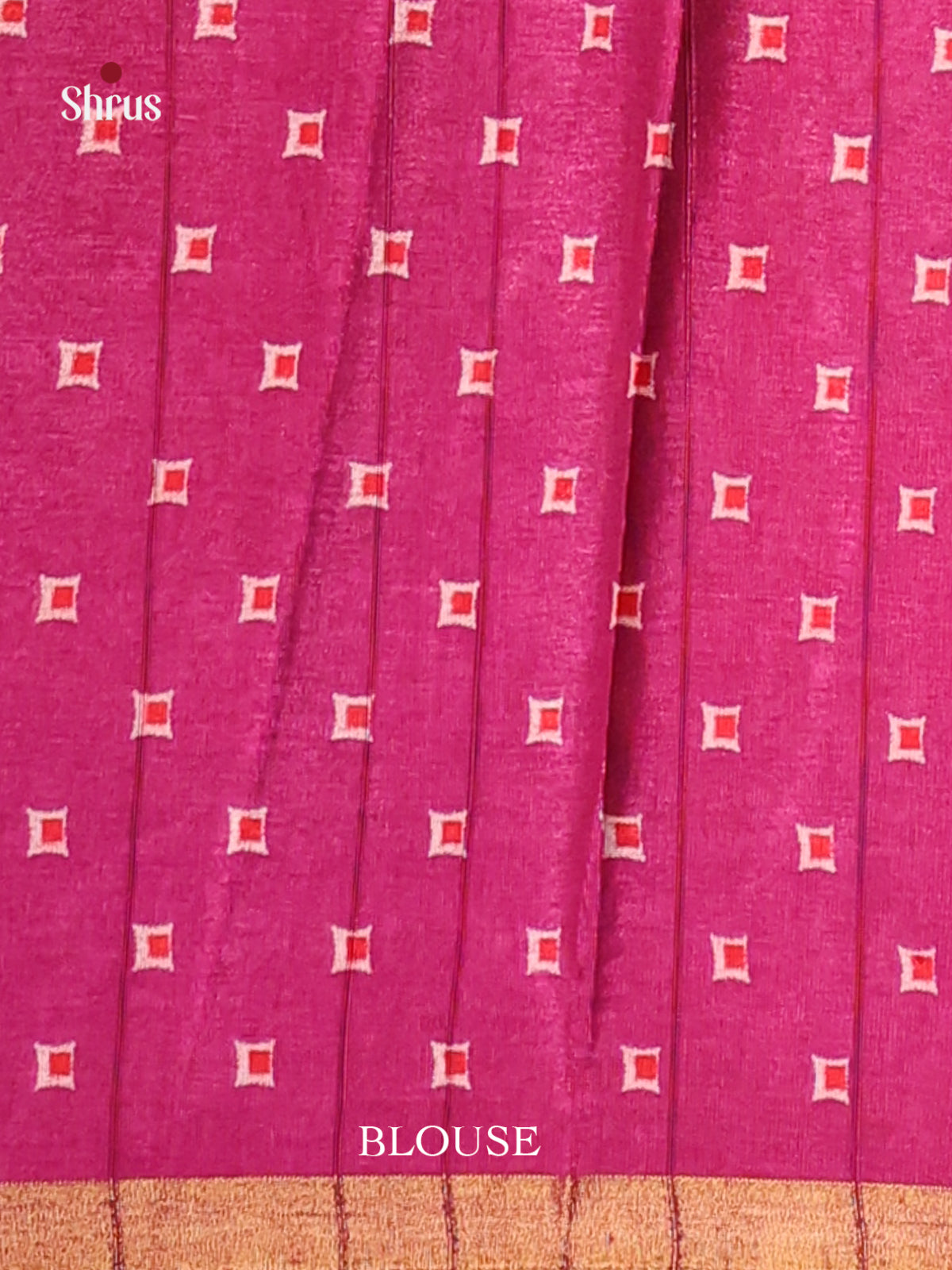 Red & Purple - Art Modal Saree - Shop on Shrus.com