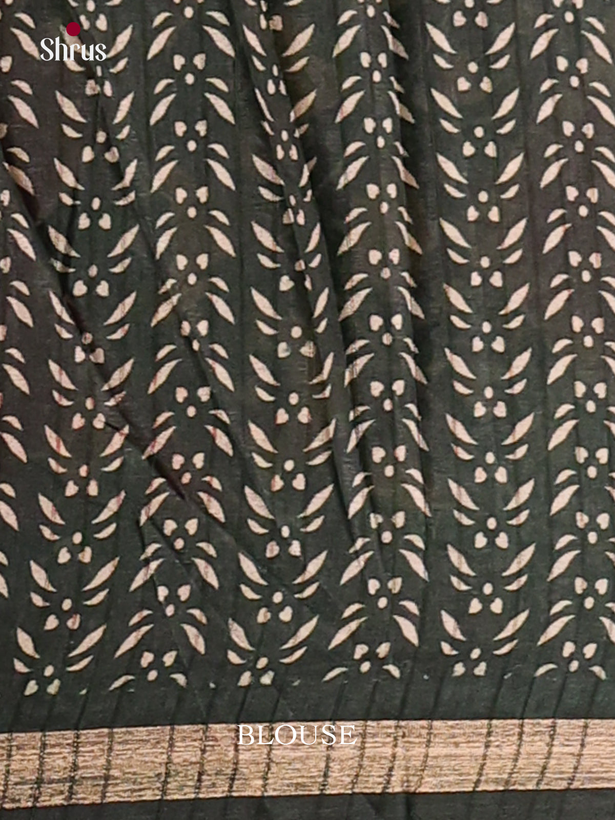 Maroon & Green - Art Modal Saree - Shop on Shrus.com