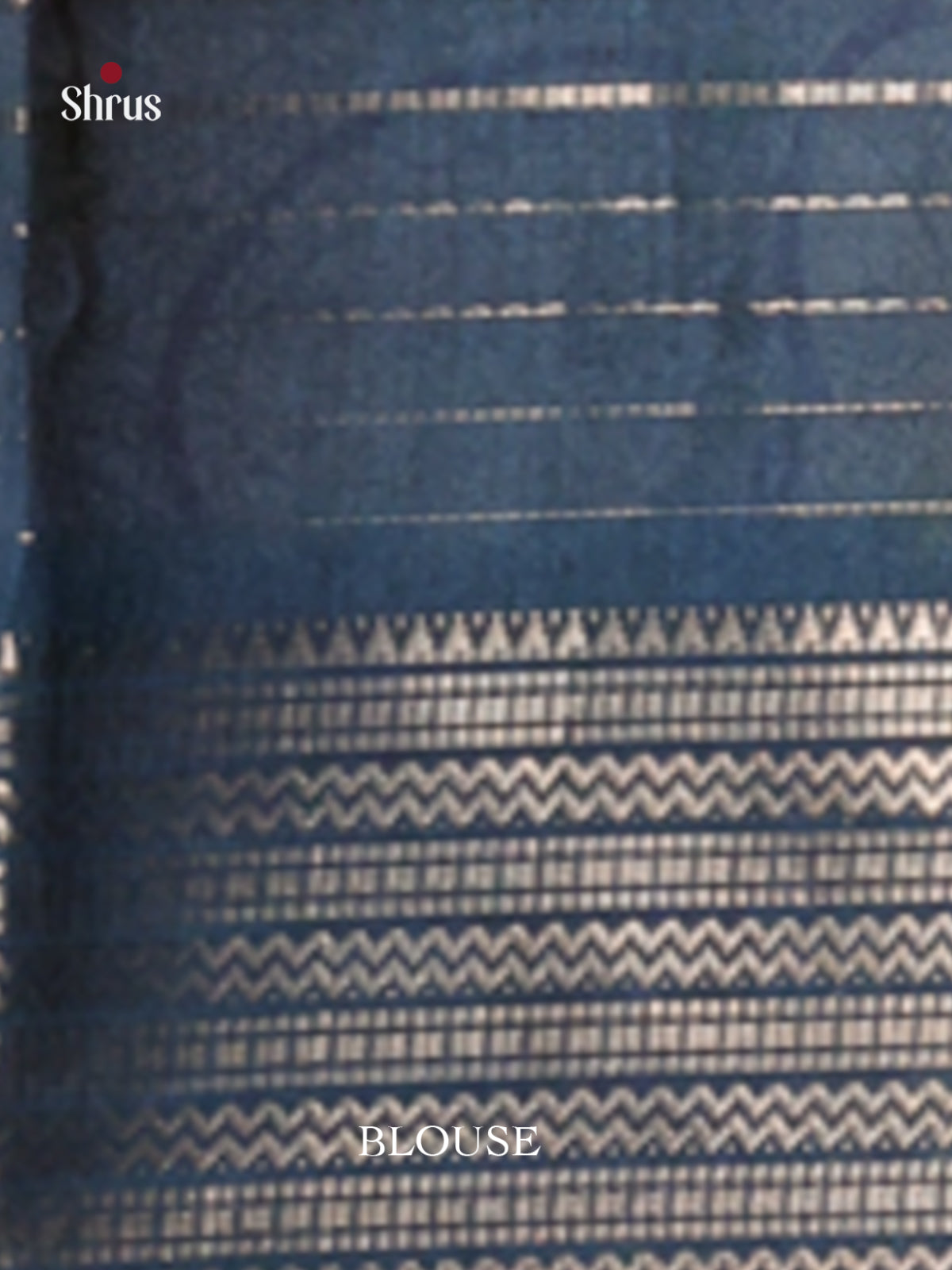 Grey & Blue- Semi Mysoresilk Saree