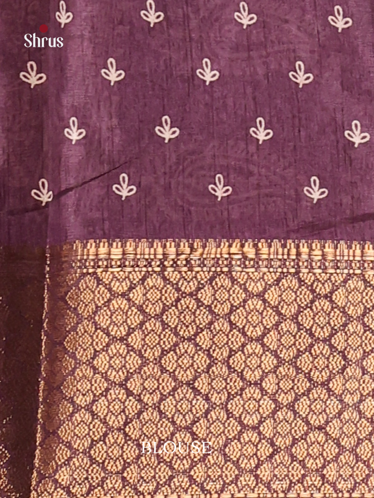 DHS09057 - Semi Crepe Saree - Shop on Shrus.com