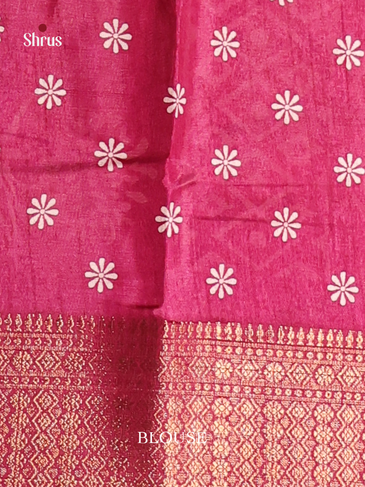 Maroon - Semi Crepe Saree - Shop on Shrus.com