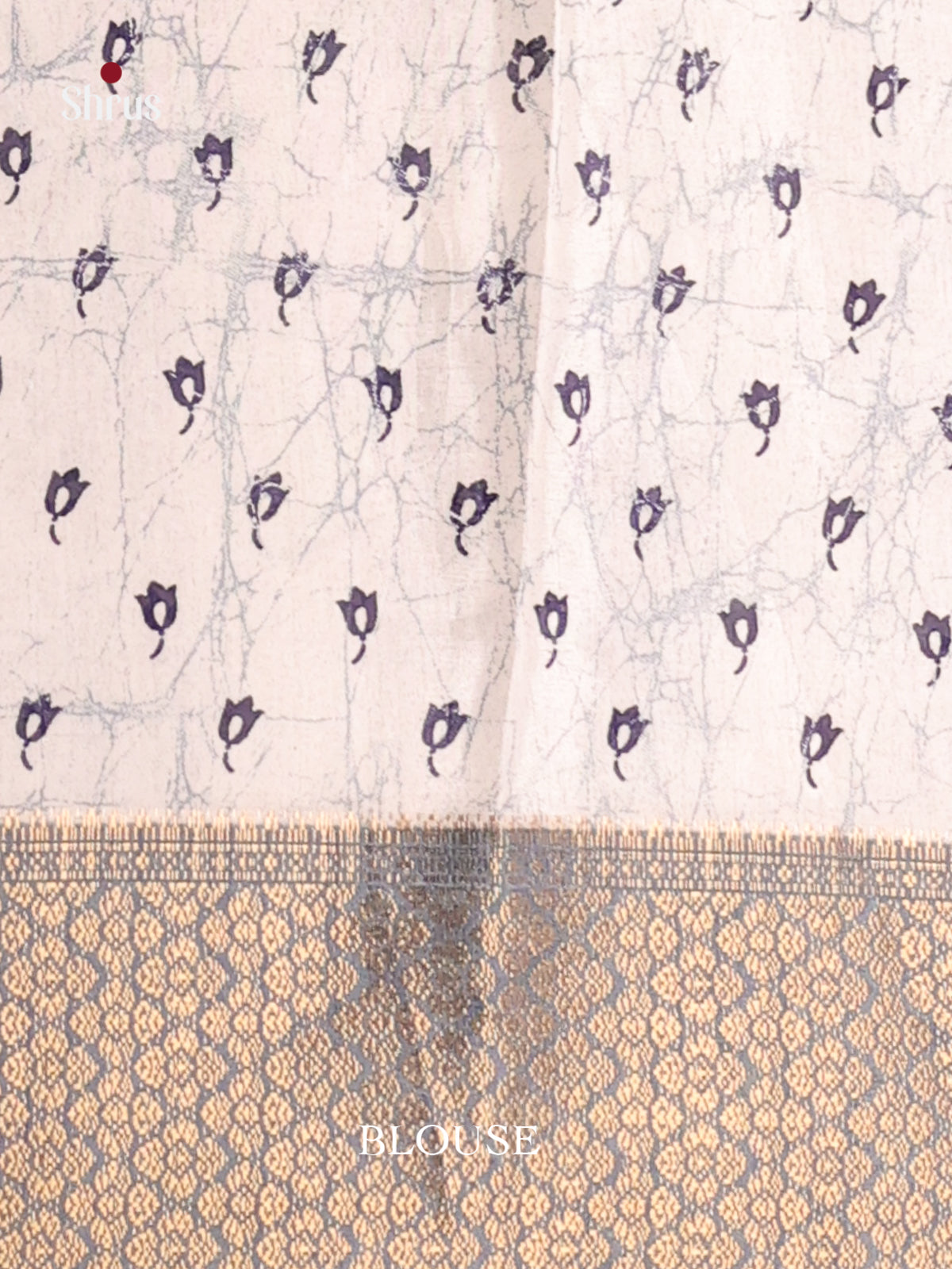 DHS09278 - Semi Crepe Saree - Shop on Shrus.com