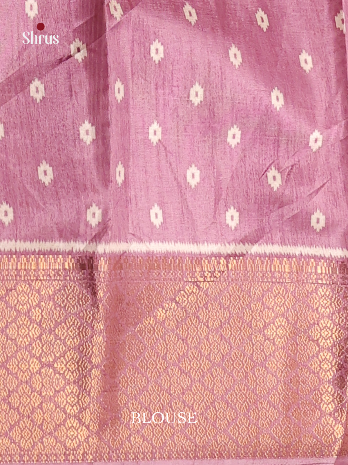 Lavender - Semi Crepe Saree - Shop on Shrus.com