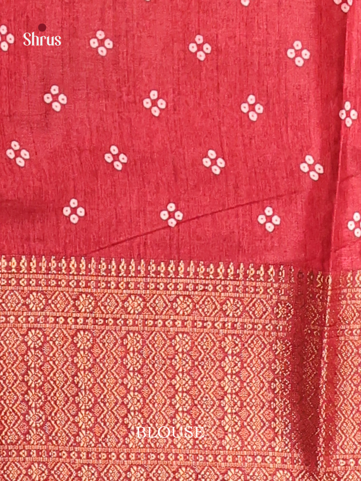Maroon - Semi Crepe Saree - Shop on Shrus.com