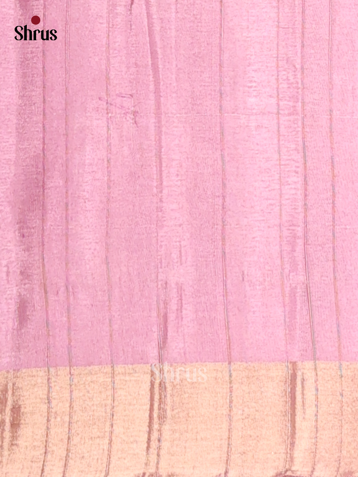 Cream & Lavender - Semi matka Saree