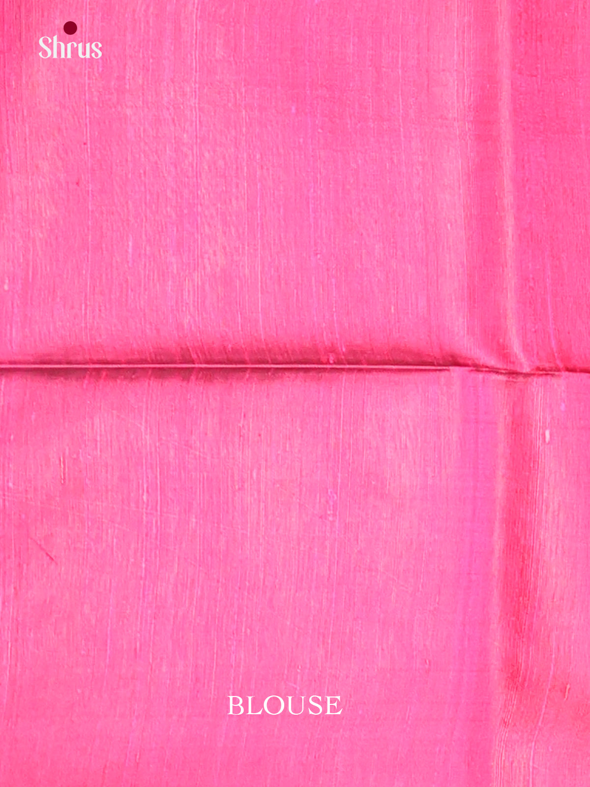 Dark pink and light pink - Raw silk saree -1