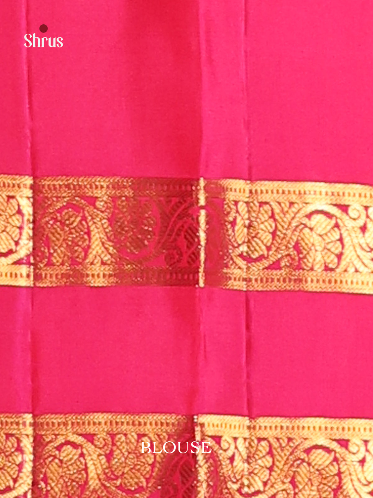 Radiant Orange Kanjivaram Silk Saree with Zari Buttas & Pink rettaipet border -2