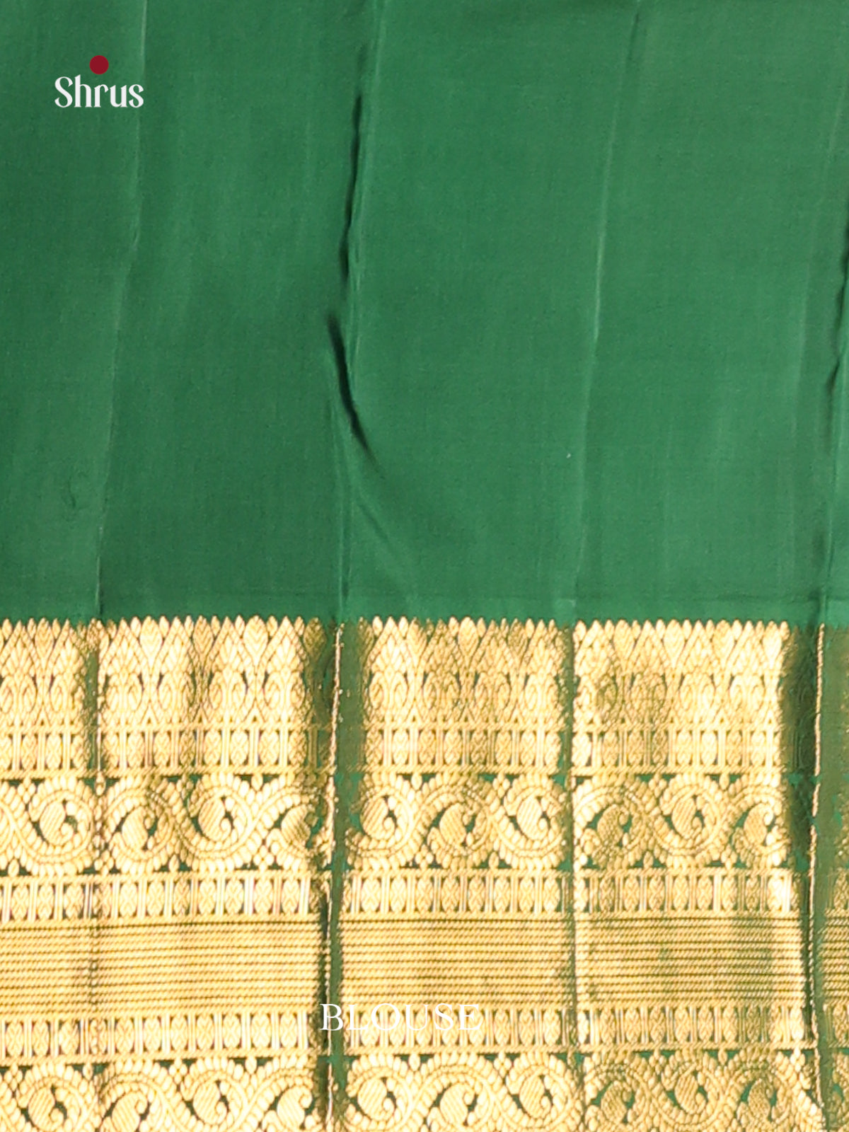Luminous Yellow Kanchipuram Saree with Paisley Motifs & Green zari border -2