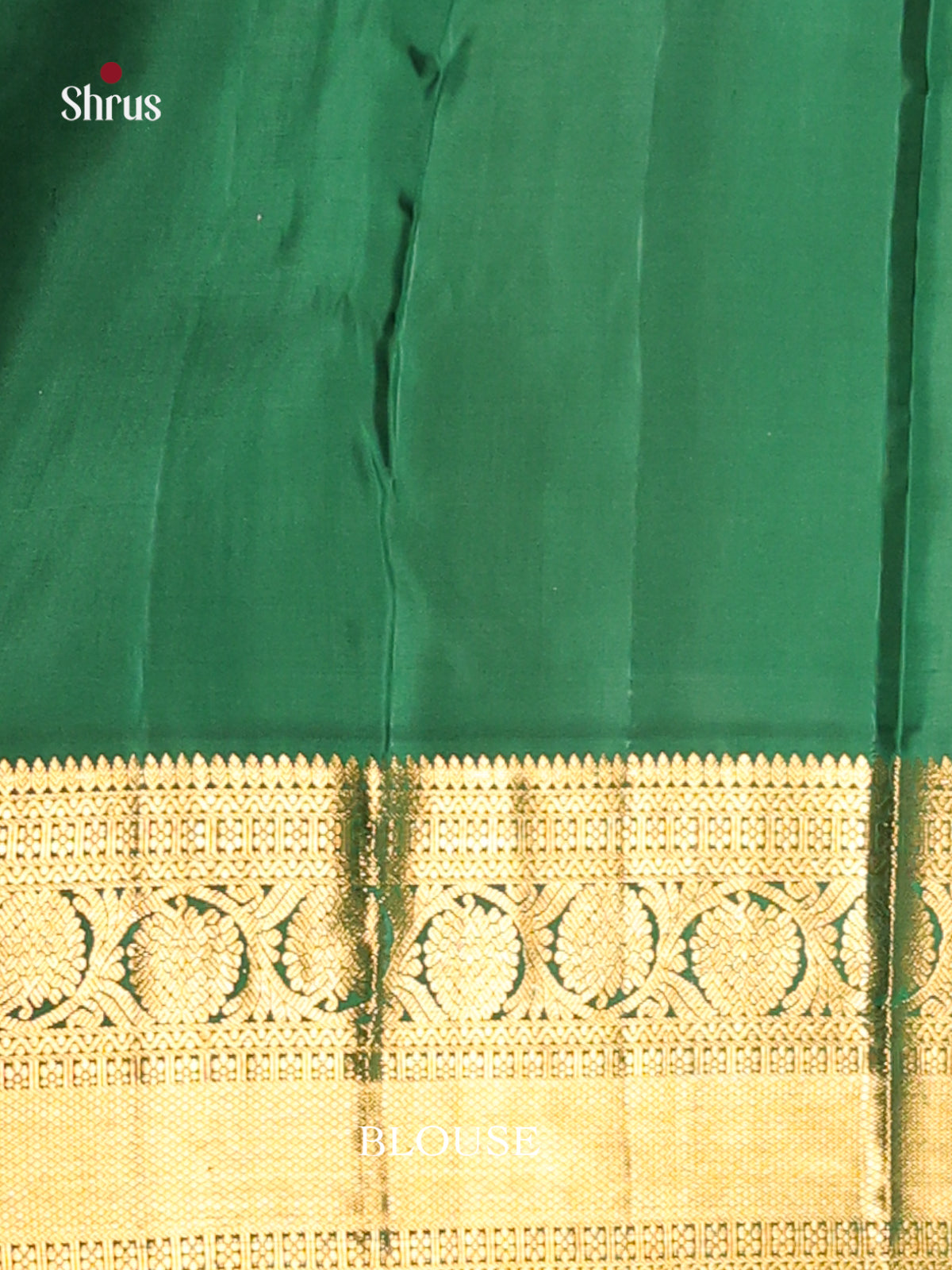 Timeless Pink Kanchipuram Saree with floral motifs & Green Zari Border -1