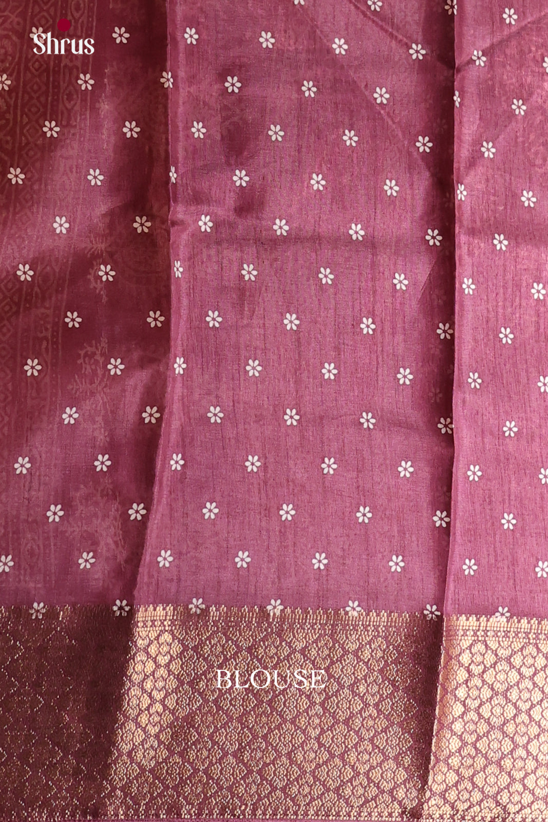Maroon- Semi Crepe Saree - Shop on Shrus.com