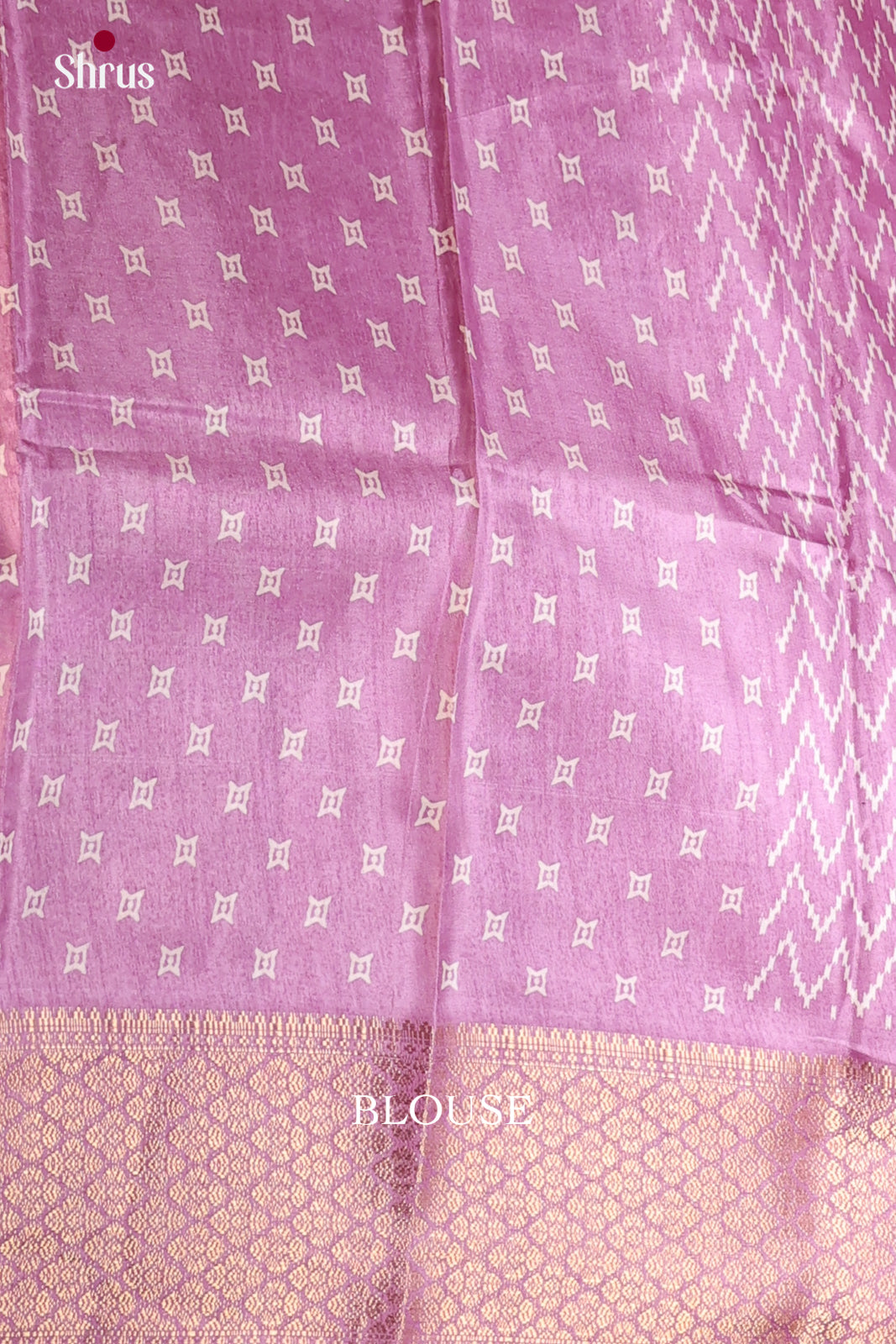 Lilac - Semi Crepe Saree - Shop on Shrus.com