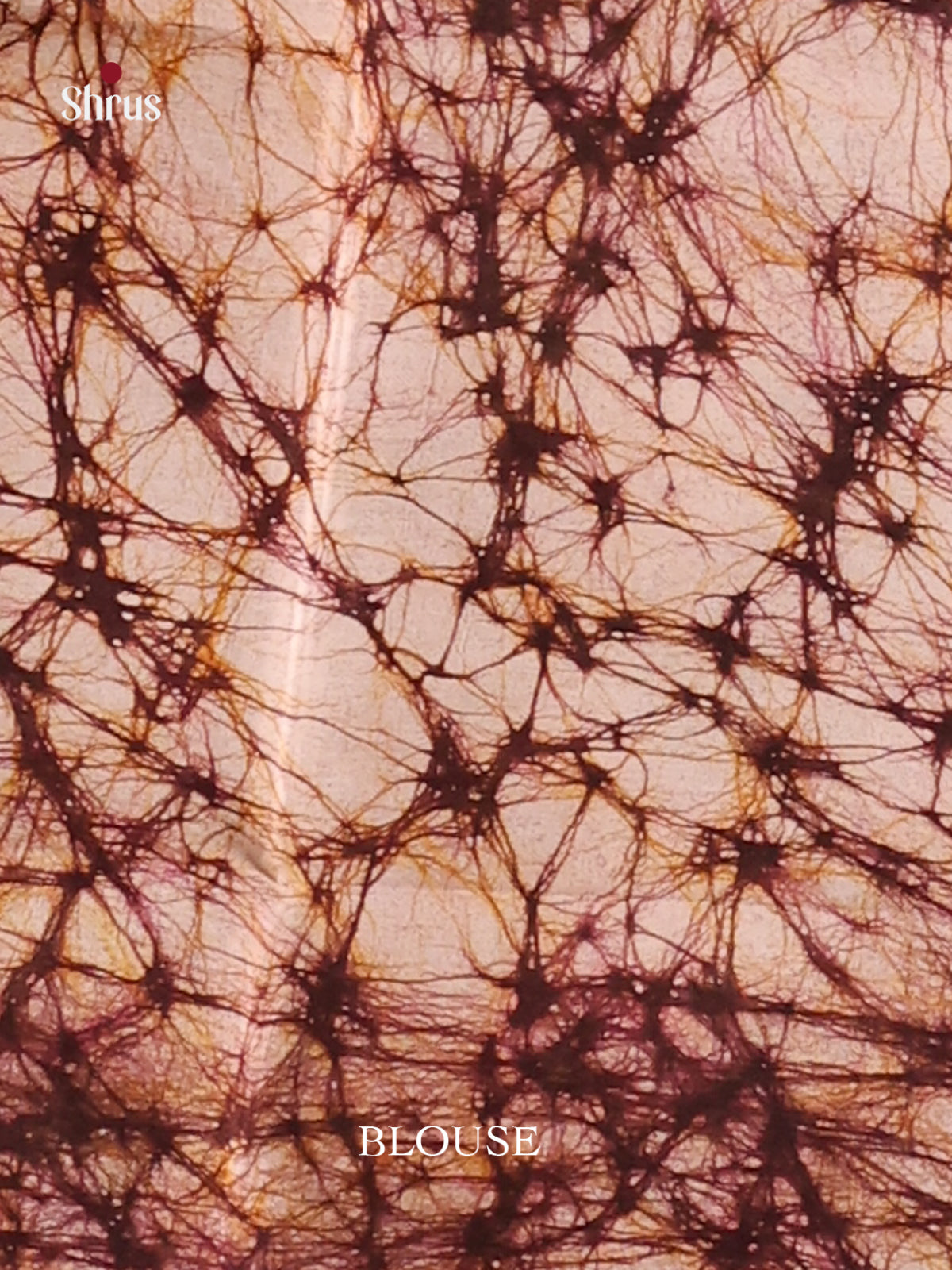 Cream & Brown - Sungudi Cotton Saree