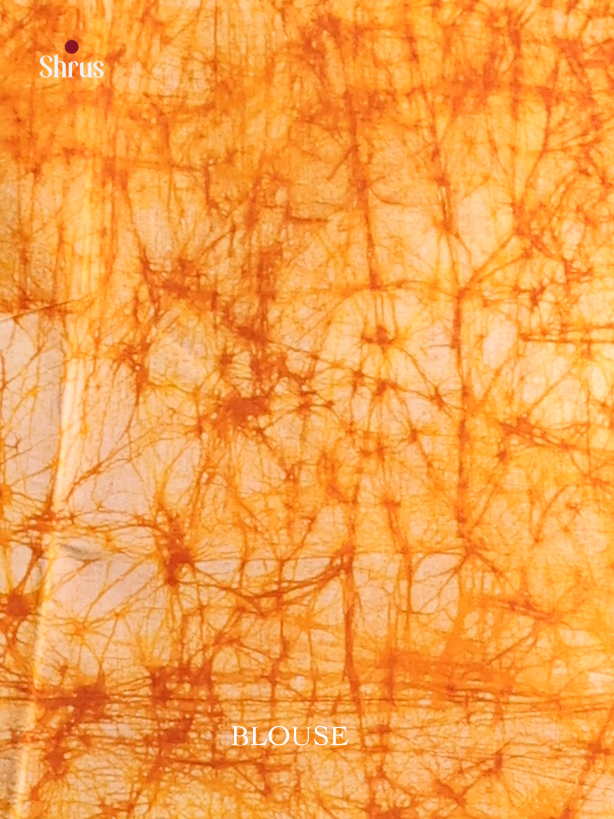 Orange & Cream - Sungudi Cotton Saree