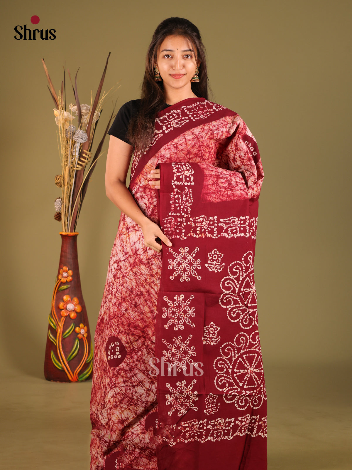 DHS11148 - Sungudi Cotton Saree