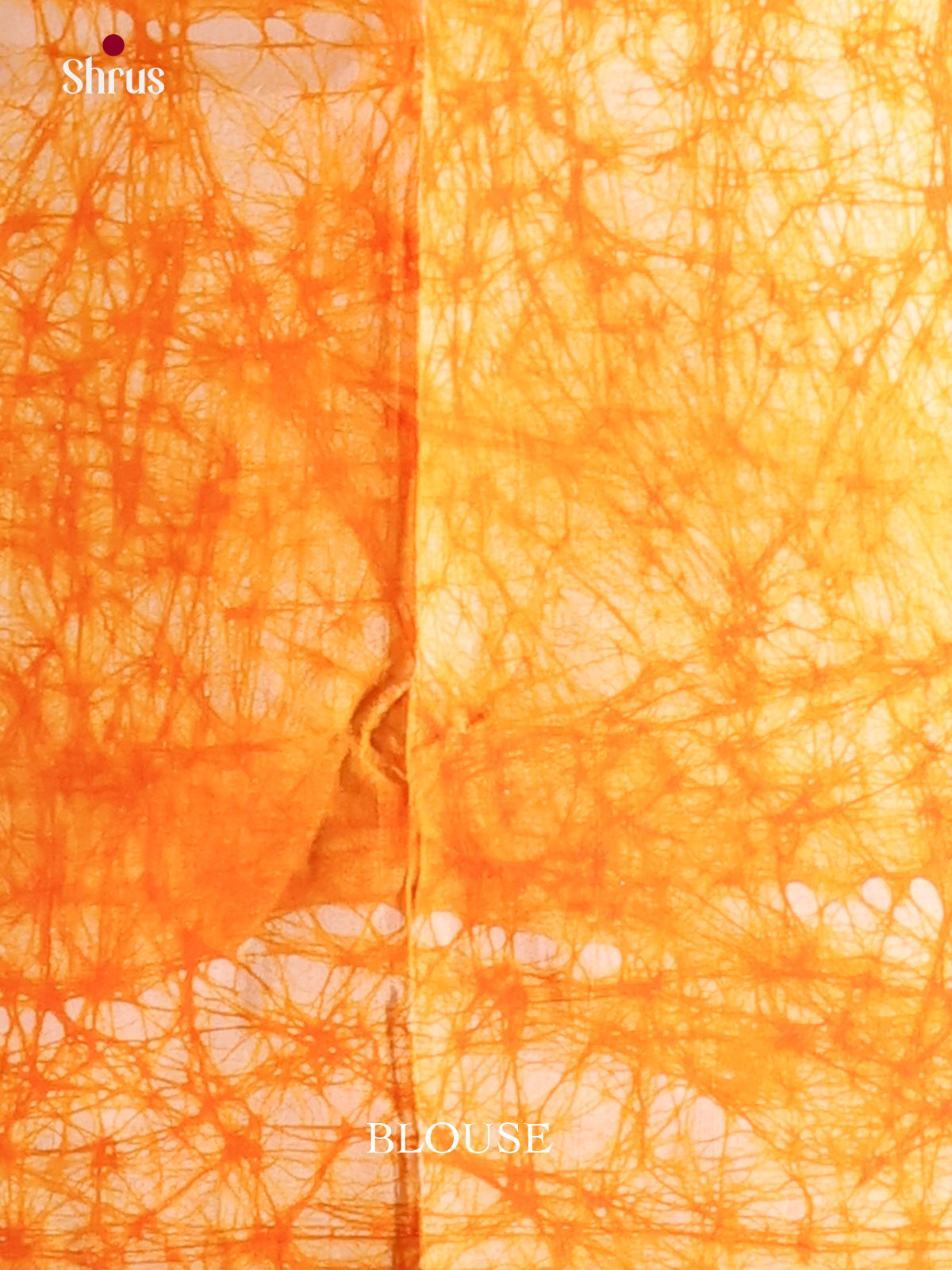 Yellow & Orange - Sungudi Cotton Saree - Shop on Shrus.com