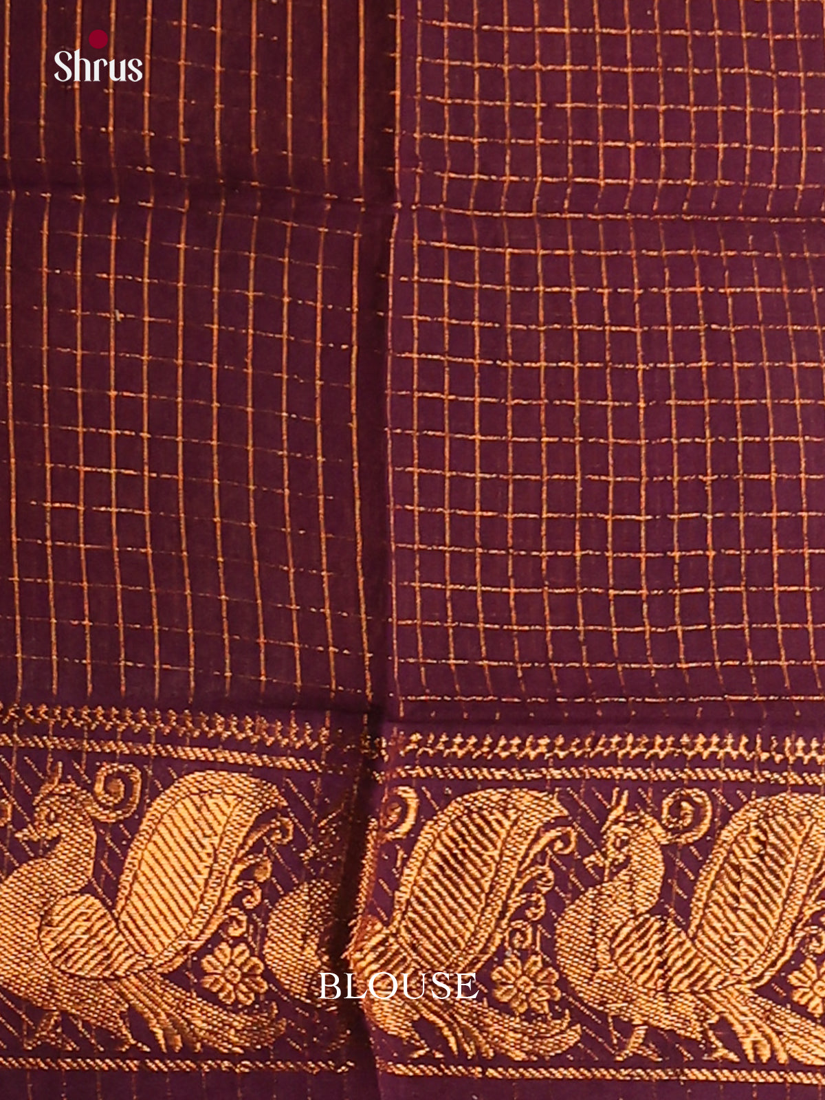 Pink & Brown - Sungudi Cotton Saree - Shop on Shrus.com