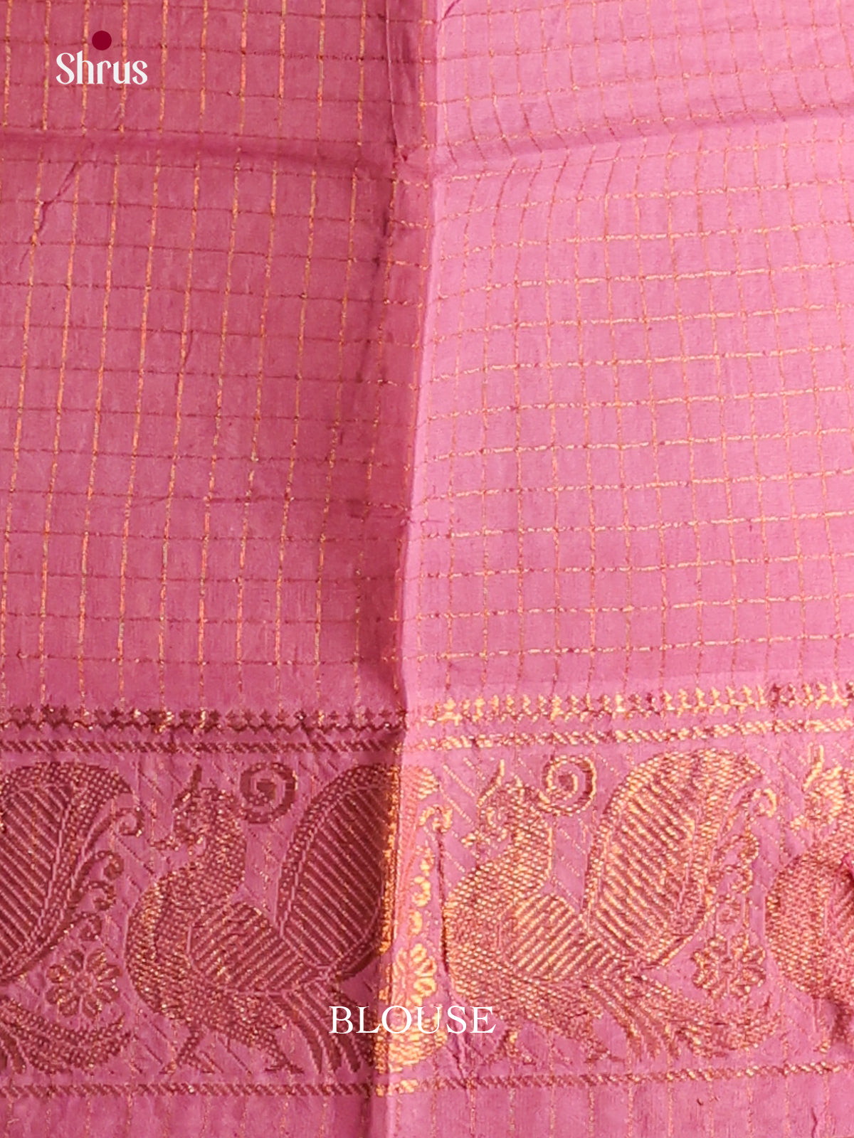 Pink - Sungudi Cotton Saree - Shop on Shrus.com